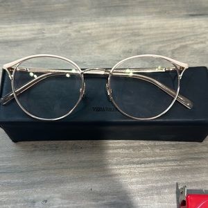 Vera wang used eye glass Frame. -rose gold